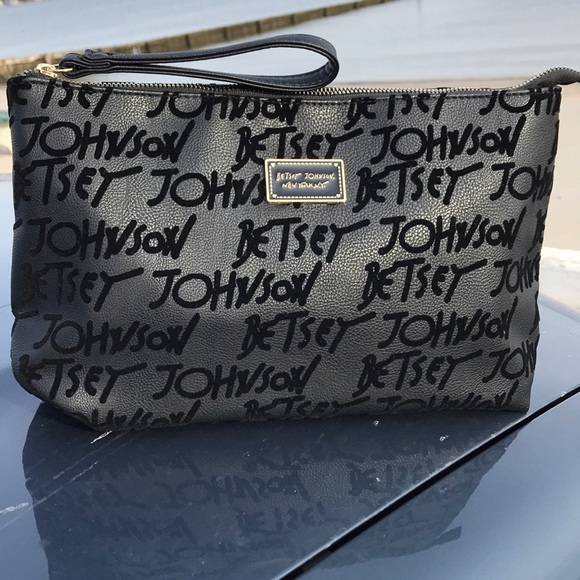 Betsey Johnson Handbags - Betsy Johnson Accessory Bag, Black